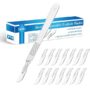15 Pack Surgical Blades #10 with Stainless Steel