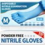 Medical Blue Nitrile Disposable Exam Gloves